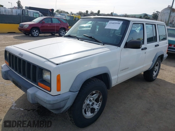 2000 Jeep Cherokee SE with VIN 1J4FF28S4YL162504, listed as a IAAI auction lot 41689558 with 174,476 mi miles. Bid and sale history available at carsss.com. Image 2.