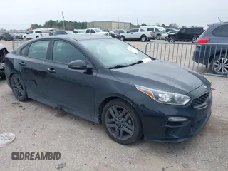 2021 Kia Forte GT-Line with VIN 3KPF34AD6ME388486, listed as a IAAI auction lot 41615266 with 75,168 mi miles. Bid and sale history available at carsss.com. Image 1.
