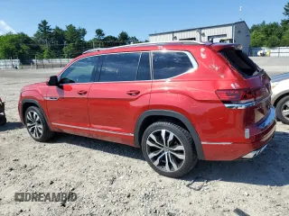 2021 Volkswagen Atlas SEL Premium R-Line with VIN 1V2FR2CA5MC537286, listed as a Copart auction lot 61811244 with 76,269 mi miles and Salvage title. Bid and sale history available at DreamBid. Image 2.