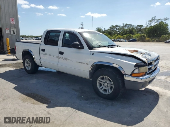 2001 Dodge Dakota Sport z VIN 1B7GL2AN51S192405, wystawiony jako Copart lot #51256284 z przebiegiem 161 387 mil mil oraz Szkoda całkowita • Salvage title. Historia ofert i sprzedaży dostępna na DreamBid. Obrazek 4.