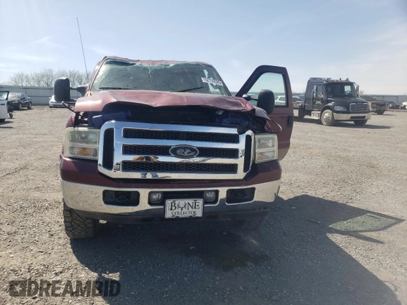 2006 Ford F-250 XL with VIN 1FTSW21P76ED34682, listed as a Copart auction lot 52133325 with 217,850 mi miles and Salvage title. Bid and sale history available at DreamBid. Image 5.