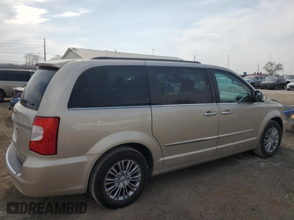 2014 Chrysler Town & Country Touring-L with VIN 2C4RC1CG1ER258845, listed as a Copart auction lot 52447705 with 217,755 mi miles and Salvage Title. Bid and sale history available at carsss.com. Image 3.