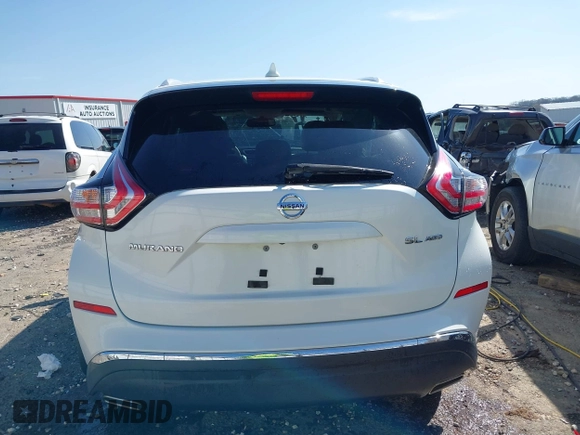 2016 Nissan Murano S with VIN 5N1AZ2MH0GN155422, listed as a IAAI auction lot 41979773 with 107,424 mi miles and . Bid and sale history available at carsss.com. Image 17.