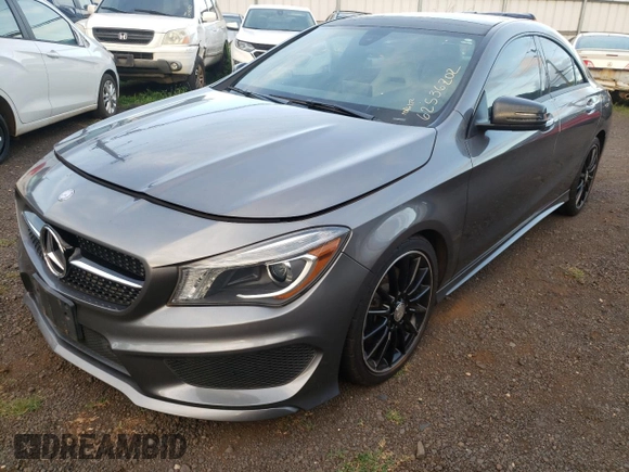 2016 Mercedes-Benz CLA with VIN WDDSJ4EBXGN336846, listed as a Copart auction lot 62536202 with 56,440 mi miles. Bid and sale history available at carsss.com. Image 2.
