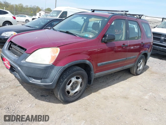 2004 Honda CR-V LX with VIN SHSRD68474U203411, listed as a IAAI auction lot 42125517 with 185,000 mi miles and . Bid and sale history available at carsss.com. Image 2.