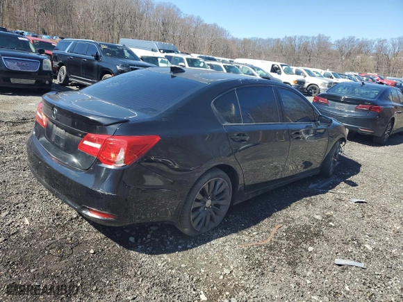 2014 Acura RLX Tech Pkg with VIN JH4KC1F51EC005835, listed as a Copart auction lot 49958305 with 202,854 mi miles and Salvage Title. Bid and sale history available at carsss.com. Image 3.