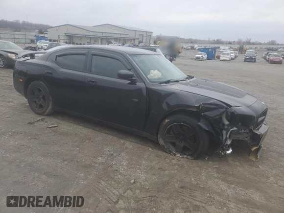 2009 Dodge Charger Police with VIN 2B3LA43VX9H571515, listed as a Copart auction lot 45191195 with 181,620 mi miles and Salvage Title. Bid and sale history available at carsss.com. Image 4.