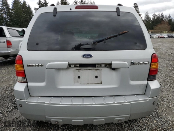 2007 Ford Escape Hybrid with VIN 1FMYU49H37KA96661, listed as a Copart auction lot 51013435 with 141,484 mi miles and Salvage Title. Bid and sale history available at carsss.com. Image 6.