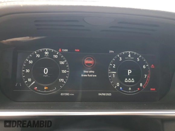 2019 Land Rover Range Rover with VIN SALGS2REXKA551027, listed as a Copart auction lot 50339785 with 31,592 mi miles and Clean Title. Bid and sale history available at carsss.com. Image 9.