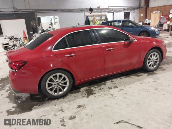 2019 Mercedes-Benz A 220 with VIN WDD3G4FB7KW023239, listed as a IAAI auction lot 41485467 with 52,396 mi miles and . Bid and sale history available at DreamBid. Image 4.