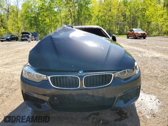 2018 BMW 4 Series 430i xDrive with VIN WBA4W5C53JAA49936, listed as a Copart auction lot 57306505 with Not provided miles and Salvage title. Bid and sale history available at DreamBid. Image 5.