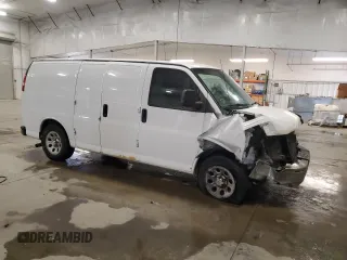 2013 Chevrolet Express Cargo Van with VIN 1GCSGAFX6D1173794, listed as a Copart auction lot 44652055 with 113,044 mi miles and Salvage Title. Bid and sale history available at carsss.com. Image 4.