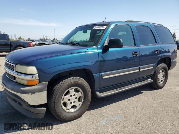 2005 Chevrolet Tahoe LS with VIN 1GNEC13V75R173583, listed as a Copart auction lot 59998015 with 164,575 mi miles and Salvage title. Bid and sale history available at DreamBid. Image 1.