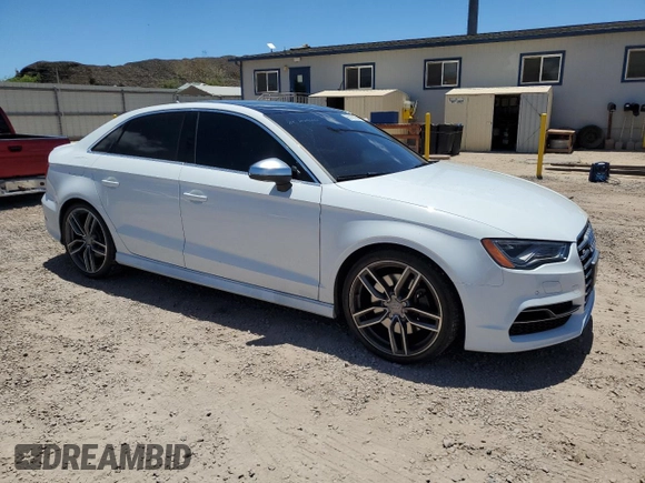 2015 Audi S3 2.0T Premium Plus with VIN WAUBFGFFXF1082301, listed as a Copart auction lot 67101194 with 12,732 mi miles and Clean Title. Bid and sale history available at carsss.com. Image 4.