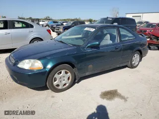 1998 Honda Civic EX with VIN 1HGEJ8149WL020615, listed as a Copart auction lot 74509674 with 59,267 mi miles and Clean Title. Bid and sale history available at carsss.com. Image 1.