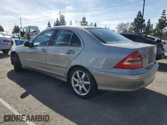 2003 Mercedes-Benz C 230 Kompressor with VIN WDBRF40J03F433176, listed as a Copart auction lot 45996935 with 206,876 mi miles and Salvage Title. Bid and sale history available at DreamBid. Image 2.
