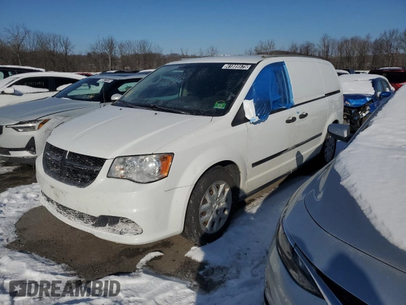 2014 Ram Cargo Van Tradesman with VIN 2C4JRGAG1ER352967, listed as a Copart auction lot 41889575 with 200,857 mi miles and Clean Title. Bid and sale history available at carsss.com. Image 1.