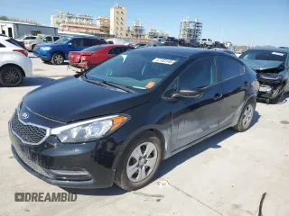 2016 Kia Forte LX with VIN KNAFK4A67G5540776, listed as a Copart auction lot 47103145 with 110,090 mi miles and Salvage Title. Bid and sale history available at carsss.com. Image 1.