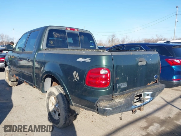 2002 Ford F-150 XLT with VIN 1FTRW08L12KB71710, listed as a IAAI auction lot 41826511 with 1 mi miles. Bid and sale history available at carsss.com. Image 3.