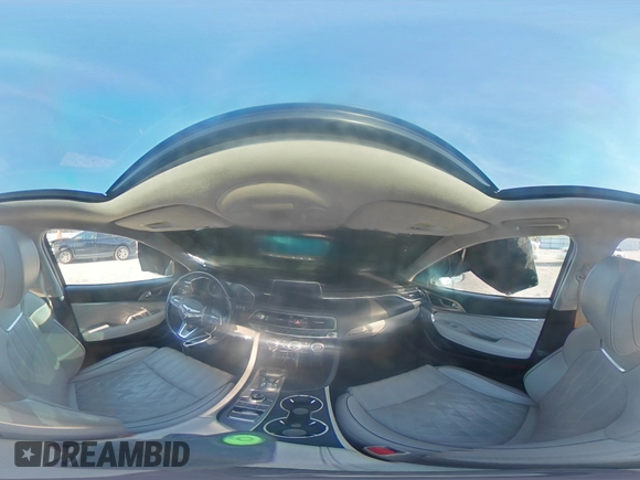 2019 Genesis G70 3.3T Advanced with VIN KMTG34LE2KU016914, listed as a Copart auction lot 51551635 with 56,671 mi miles and Salvage Title. Bid and sale history available at carsss.com. Image 13.