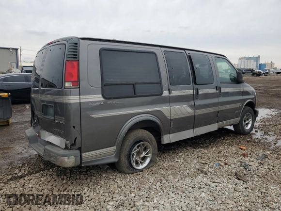 1999 Chevrolet Express z VIN 1GBFG15R9X1089305, wystawiony jako Copart lot #51810075 z przebiegiem 130 441 mil mil oraz Szkoda całkowita • Salvage title. Historia ofert i sprzedaży dostępna na DreamBid. Obrazek 3.