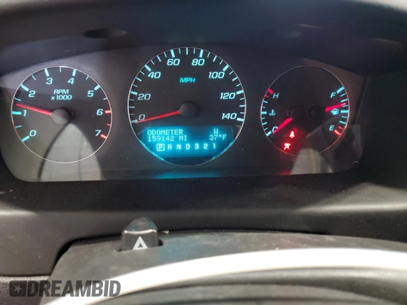 2008 Chevrolet Impala LT with VIN 2G1WT58K881200525, listed as a Copart auction lot 53525725 with 159,142 mi miles and Non Repairable. Bid and sale history available at DreamBid. Image 9.