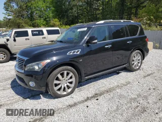 2014 Infiniti QX80 with VIN JN8AZ2NE3E9066916, listed as a Copart auction lot 52529725 with 134,160 mi miles and Clean Title. Bid and sale history available at carsss.com. Image 1.