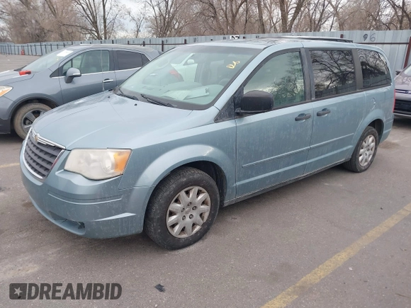 2008 Chrysler Town & Country LX with VIN 2A8HR44H18R652698, listed as a IAAI auction lot 41787323 with 199,163 mi miles. Bid and sale history available at carsss.com. Image 2.