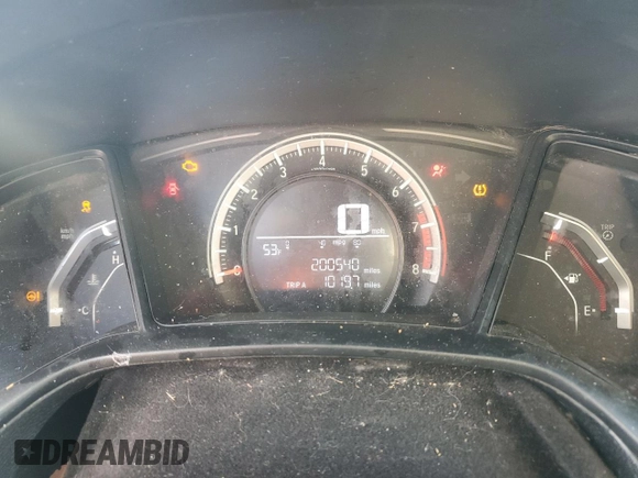 2018 Honda Civic Sedan LX with VIN 19XFC2F59JE209567, listed as a Copart auction lot 51048675 with 200,540 mi miles and Salvage Title. Bid and sale history available at carsss.com. Image 9.