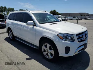 2018 Mercedes-Benz GLS 450 with VIN 4JGDF6EE5JB007020, listed as a Copart auction lot 60976055 with 99,238 mi miles and Salvage title. Bid and sale history available at DreamBid. Image 4.