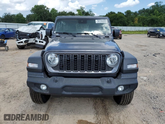 2025 Jeep Wrangler Sport S with VIN 1C4PJXDN9SW557497, listed as a Copart auction lot 63603555 with 4,443 mi miles and Clean title. Bid and sale history available at DreamBid. Image 5.