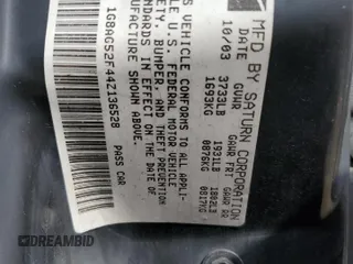 2004 Saturn ION ION 1 z VIN 1G8AG52F44Z136528, wystawiony jako Copart lot #86816034 z przebiegiem Nie podano mil oraz Szkoda całkowita • Salvage title. Historia ofert i sprzedaży dostępna na DreamBid. Obrazek 13.
