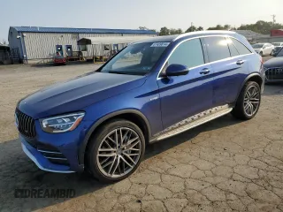 2020 Mercedes-Benz GLC with VIN WDC0G6EB9LF731630, listed as a Copart auction lot 67489814 with 54,574 mi miles and Salvage Title. Bid and sale history available at carsss.com. Image 1.