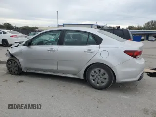 2020 Kia Rio LX with VIN 3KPA24AD7LE352849, listed as a Copart auction lot 88843725 with 80,805 mi miles and Salvage Title. Bid and sale history available at carsss.com. Image 2.