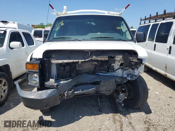 2013 Ford Econoline Cargo Commercial with VIN 1FTNE1EW2DDA49421, listed as a Copart auction lot 52393795 with 207,703 mi miles and Salvage title. Bid and sale history available at DreamBid. Image 5.