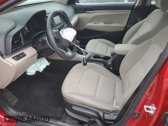 2020 Hyundai Elantra SE with VIN KMHD74LF3LU041851, listed as a Copart auction lot 47955305 with 44,637 mi miles and Non Repairable. Bid and sale history available at carsss.com. Image 7.