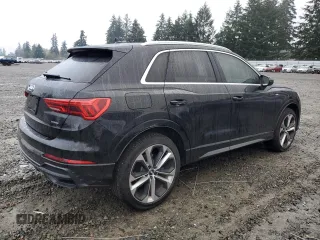 2020 Audi Q3 S line Prestige with VIN WA1FECF35L1122408, listed as a Copart auction lot 82124404 with 29,350 mi miles and Salvage Title. Bid and sale history available at carsss.com. Image 3.