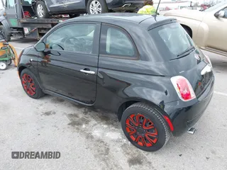 2012 FIAT 500 Pop with VIN 3C3CFFAR9CT363811, listed as a IAAI auction lot 41928185 with 85,798 mi miles. Bid and sale history available at carsss.com. Image 3.