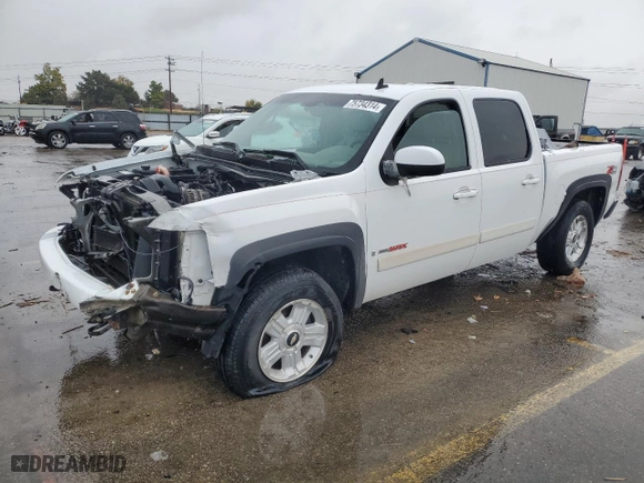 2007 Chevrolet Silverado 1500 LTZ with VIN 3GCEK13YX7G533020, listed as a Copart auction lot 75734314 with 207,982 mi miles and Salvage Title. Bid and sale history available at carsss.com. Image 1.