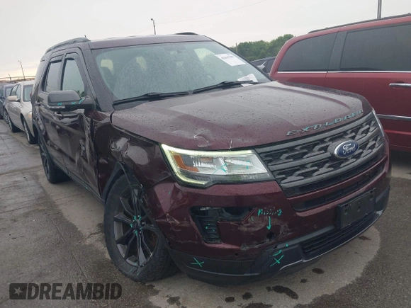 2018 Ford Explorer XLT z VIN 1FM5K8D87JGC67946, wystawiony jako IAAI lot #42615709 z przebiegiem 39 872 mil mil oraz . Historia ofert i sprzedaży dostępna na DreamBid. Obrazek 6.