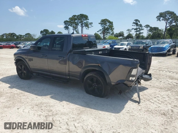 2019 Ram 1500 Warlock z VIN 1C6RR6GTXKS724261, wystawiony jako Copart lot #42770125 z przebiegiem 70 497 mil mil oraz Szkoda całkowita • Salvage title. Historia ofert i sprzedaży dostępna na DreamBid. Obrazek 2.