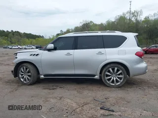 2012 Infiniti QX56 8-passenger with VIN JN8AZ2NC5C9317396, listed as a IAAI auction lot 41879874 with 233,064 mi miles. Bid and sale history available at carsss.com. Image 15.