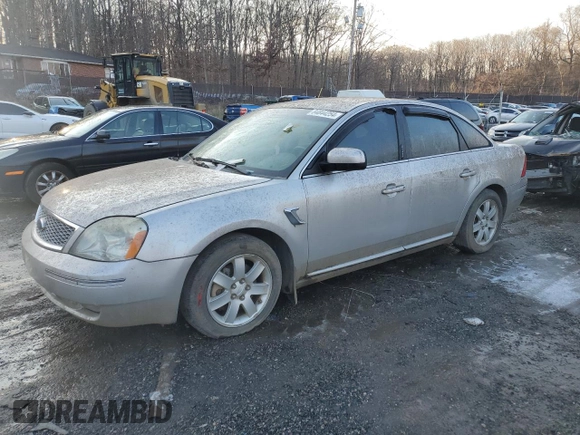 2007 Ford Five Hundred SEL with VIN 1FAFP24157G115253, listed as a Copart auction lot 84844254 with Not Provided miles and Salvage Title. Bid and sale history available at carsss.com. Image 1.