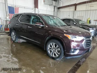2018 Chevrolet Traverse Premier with VIN 1GNEVJKW9JJ267090, listed as a Copart auction lot 52331865 with 97,210 mi miles and Clean Title. Bid and sale history available at carsss.com. Image 4.