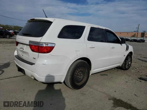 2013 Dodge Durango R/T with VIN 1C4SDJCT8DC559390, listed as a Copart auction lot 53804745 with 164,123 mi miles and Salvage title. Bid and sale history available at DreamBid. Image 3.