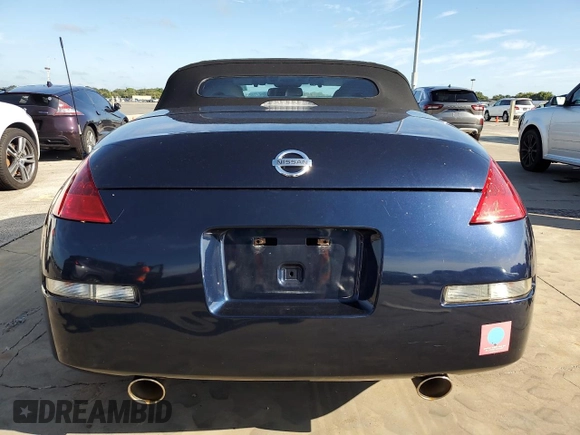 2008 Nissan 350Z Enthusiast with VIN JN1BZ36A78M850067, listed as a Copart auction lot 73639854 with Not Provided miles and Salvage Title. Bid and sale history available at DreamBid. Image 6.