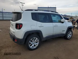 2017 Jeep Renegade Latitude with VIN ZACCJBBB5HPE43951, listed as a Copart auction lot 46699525 with 55,751 mi miles and Salvage Title. Bid and sale history available at carsss.com. Image 3.
