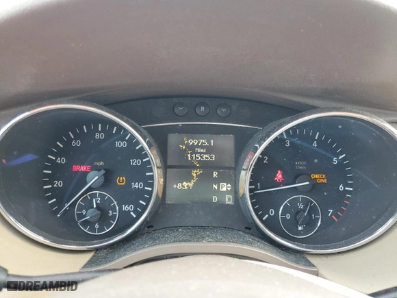 2009 Mercedes-Benz R-Class 3.5L with VIN 4JGCB65EX9A094552, listed as a Copart auction lot 78362694 with 115,353 mi miles and Salvage Title. Bid and sale history available at carsss.com. Image 9.