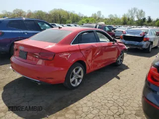2019 Audi A3 Sedan Premium with VIN WAUBEGFF5K1029101, listed as a Copart auction lot 54919745 with 39,476 mi miles and Clean Title. Bid and sale history available at carsss.com. Image 3.
