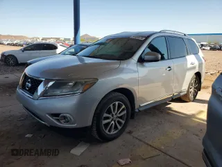 2014 Nissan Pathfinder S z VIN 5N1AR2MMXEC720765, wystawiony jako Copart lot #52604675 z przebiegiem 146 834 mil mil oraz Szkoda całkowita • Salvage title. Historia ofert i sprzedaży dostępna na DreamBid. Obrazek 1.